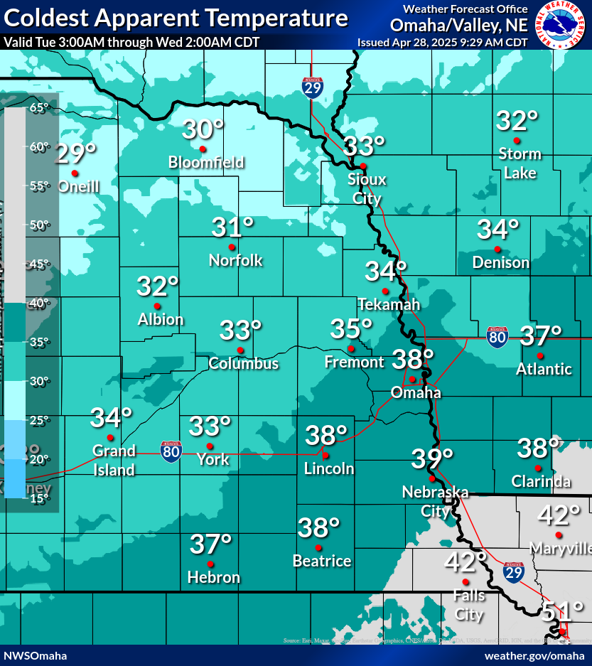 Day 2 Coldest Wind Chills