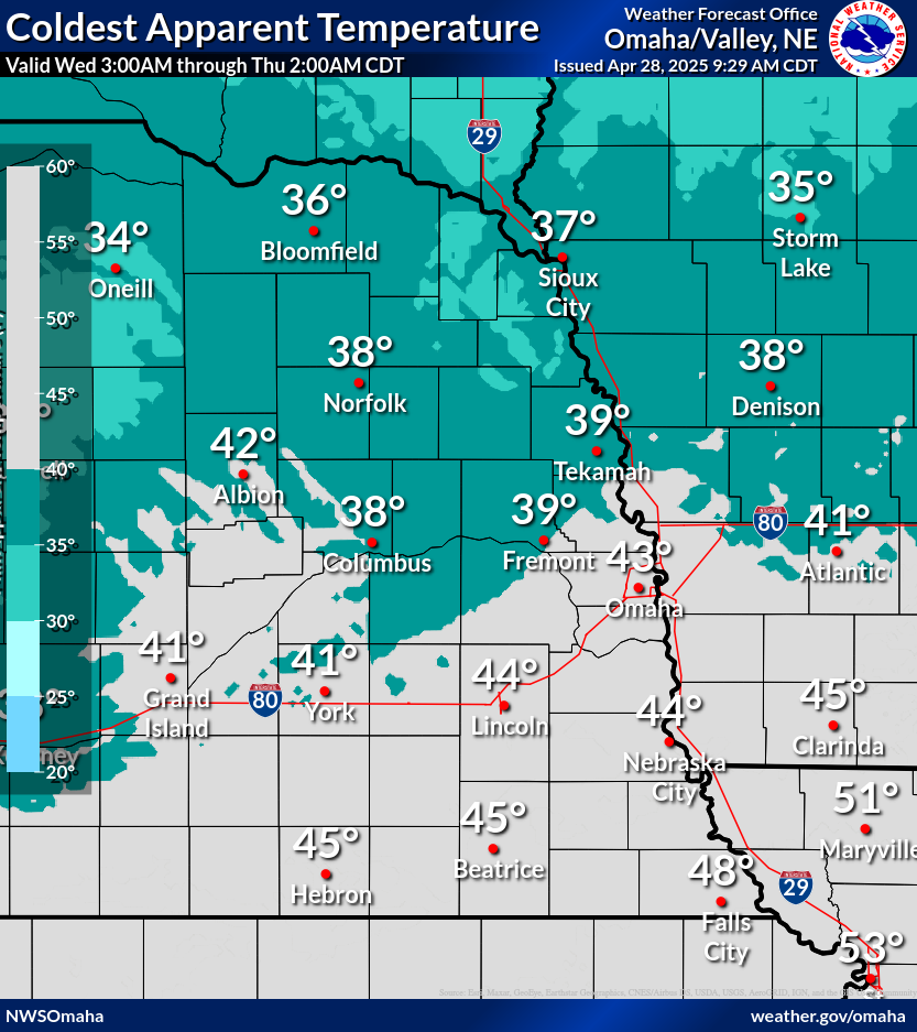 Day 3 Coldest Wind Chills