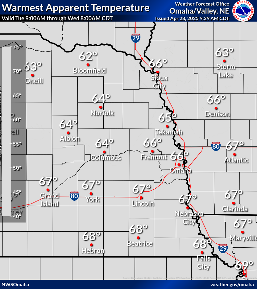 Day 2 Warmest Heat Index