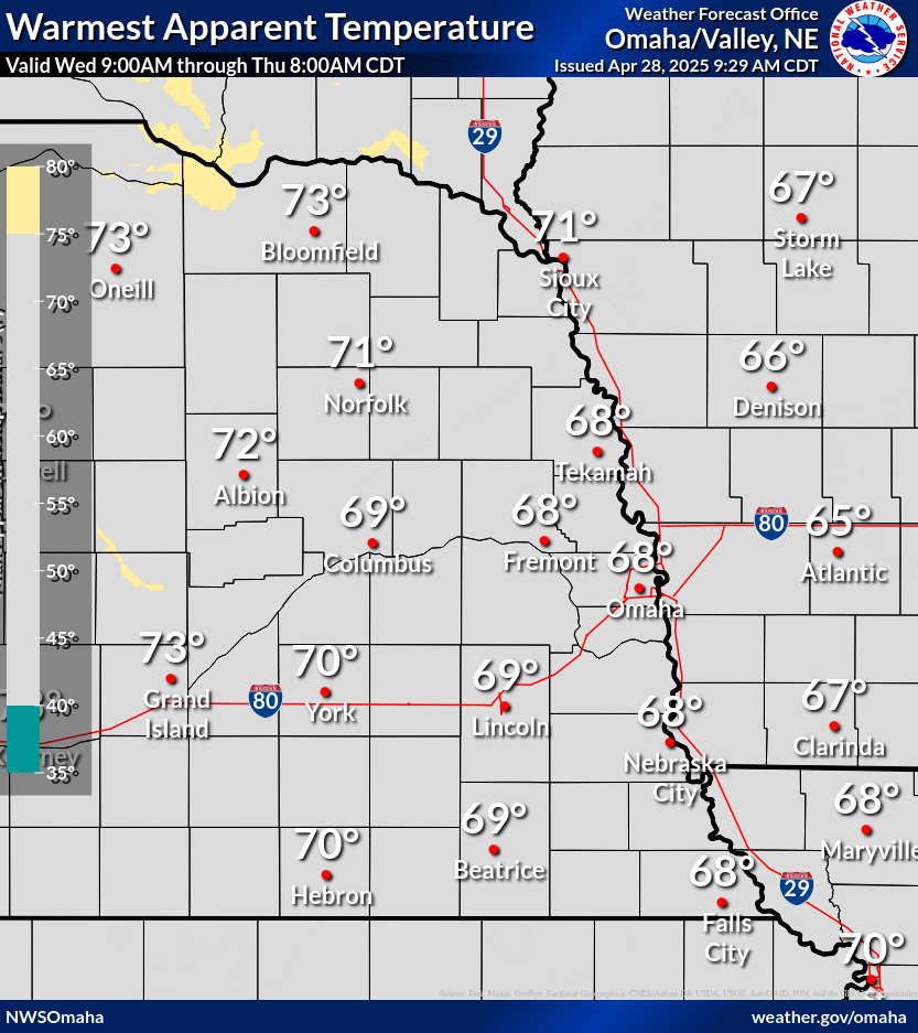 Day 3 Warmest Heat Index