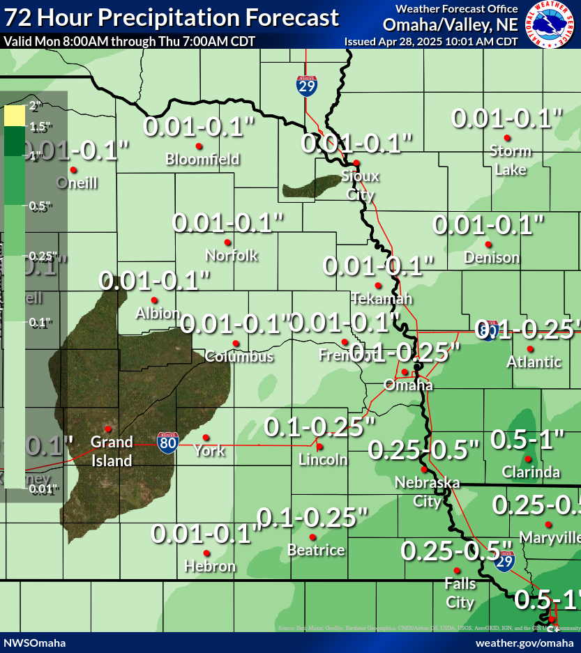 72 Hour QPF