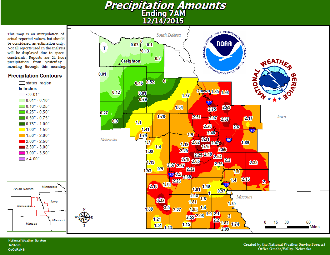 24 hour precipitation ending 7am 12/14/15