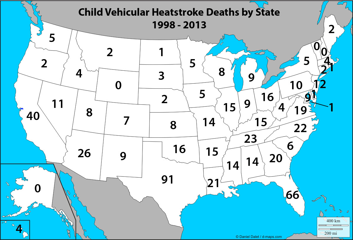 Heat Fatalities by state