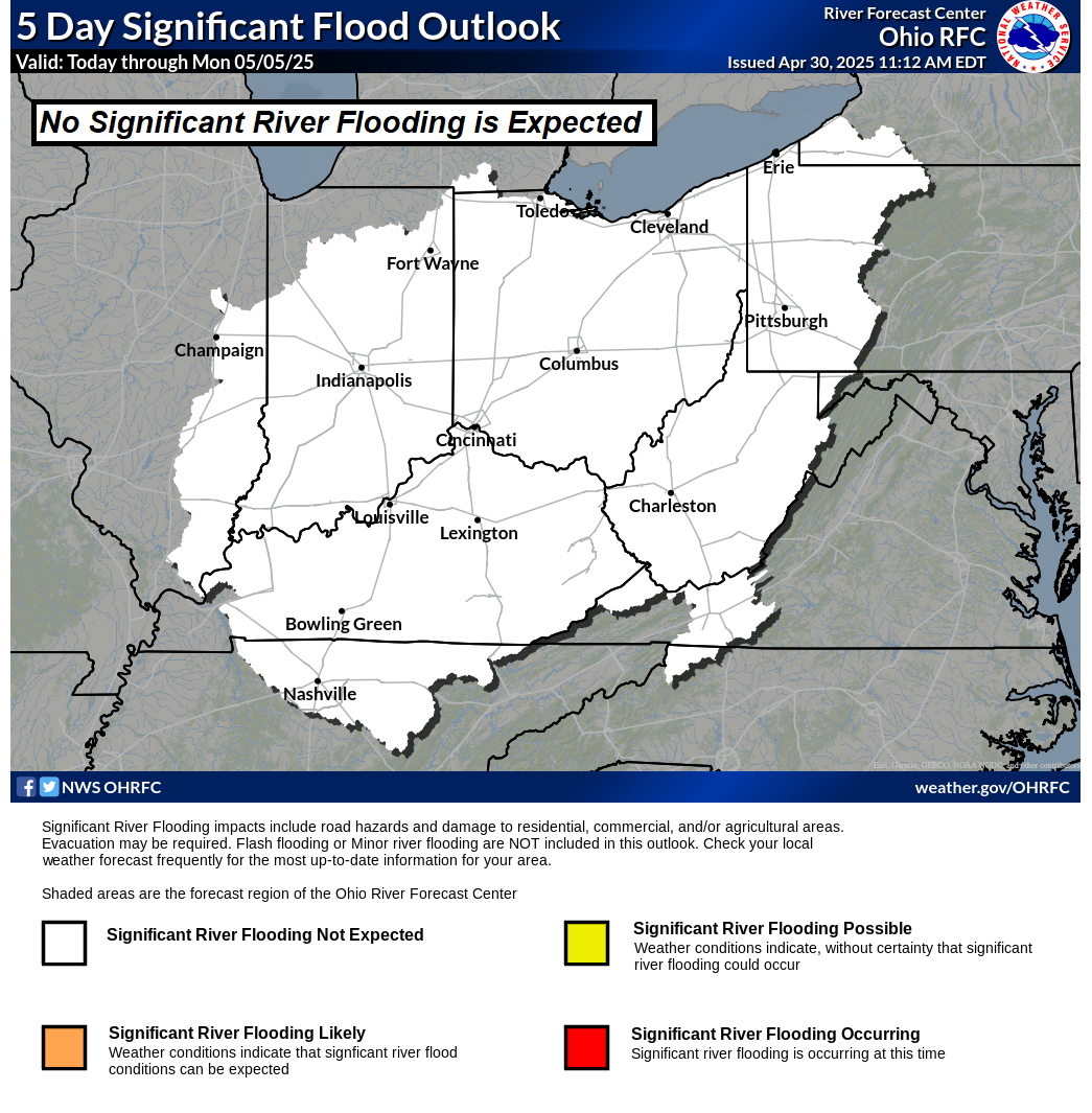 Ohio River Forecast Center Significant Flood Outlook