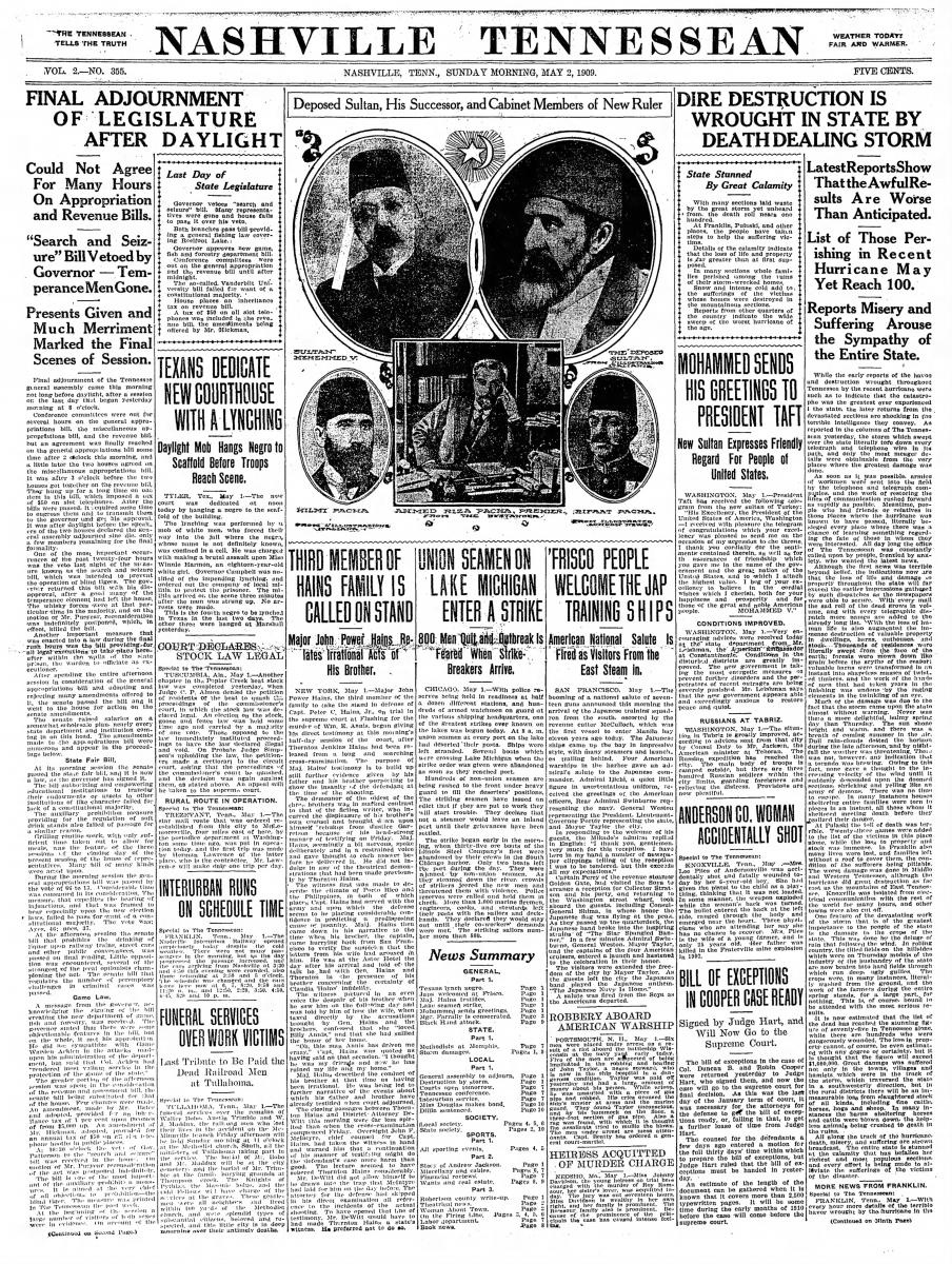 April 29 1909 tornado outbreak