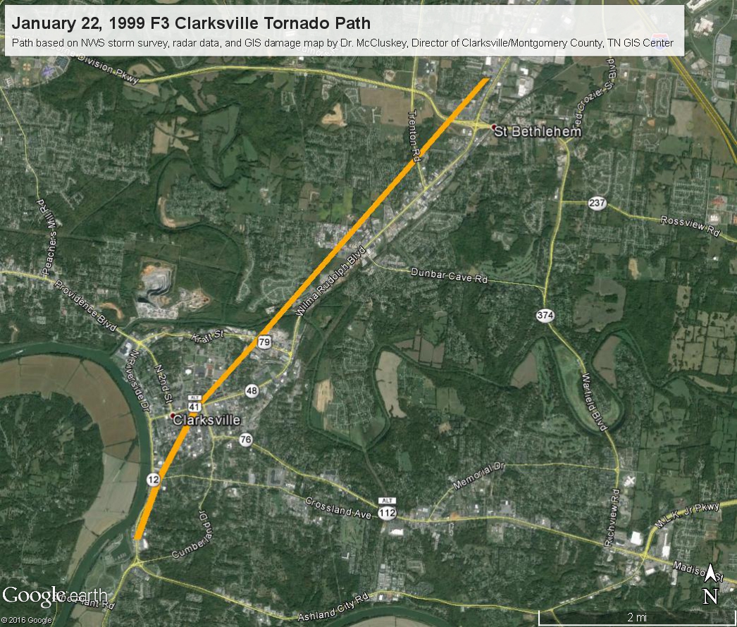 January 22, 1999 Clarksville Tornado Outbreak