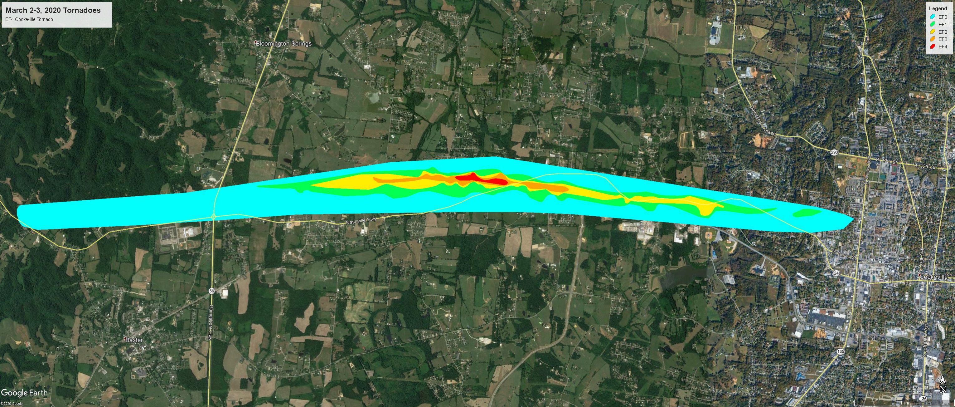 Cookeville Track Map