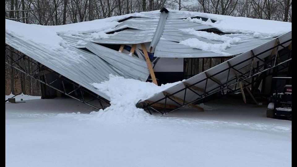 Collapsed Shed