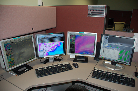 Photo of AWIPS Graphical Display