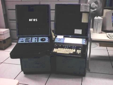 Photo of AFOS Graphical Display