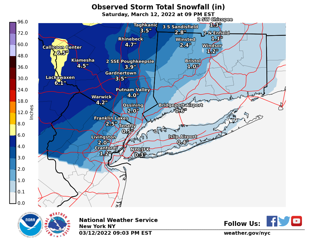 Image of Stotm Total Snowfall