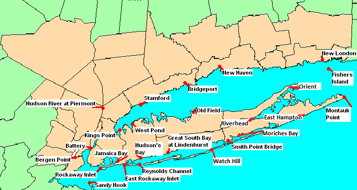 Flood Map Long Island  Cities And Towns Map