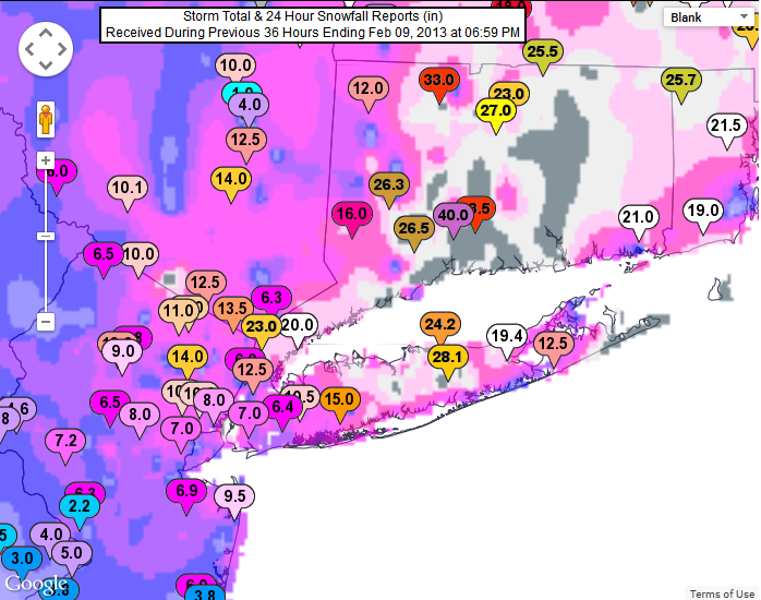 Latest snow report