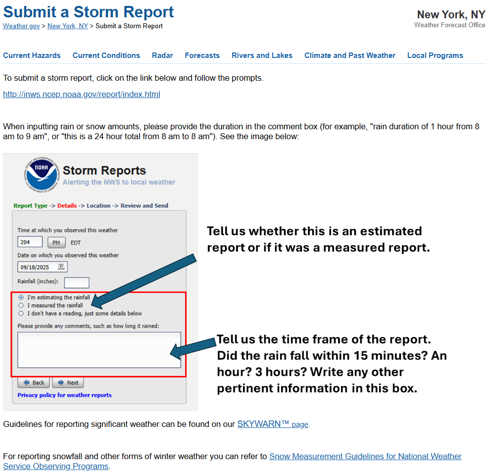 Fill in a Form to Submit your Report
