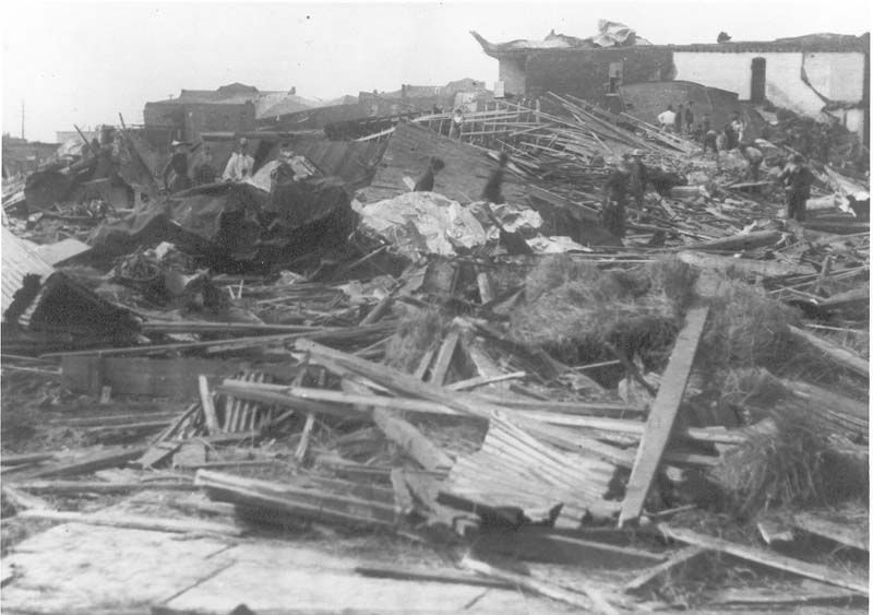 May 10, 1905 Snyder Tornado Damage Photo