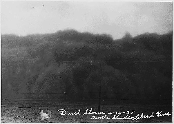 spots on skin dust bowl