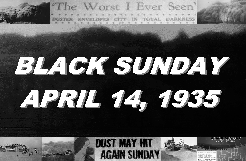 The Black Sunday Dust Storm Of April 14 1935