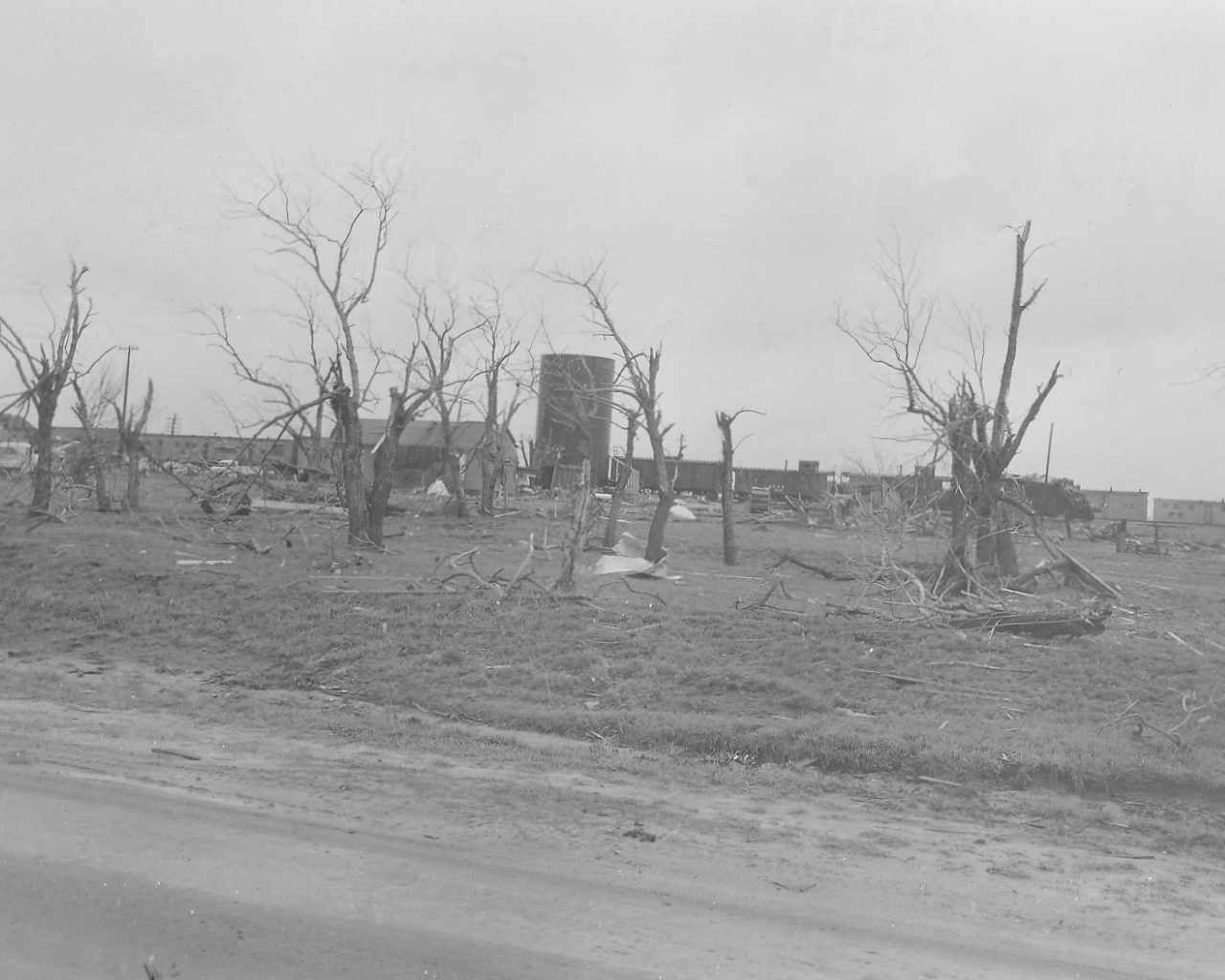 April 9, 1947 Tornado Damage Photo