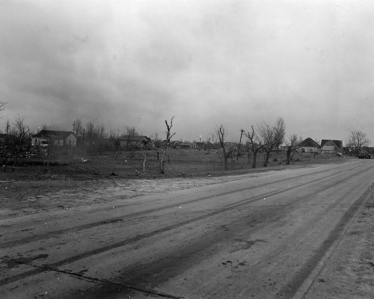 April 9, 1947 Tornado Damage Photo