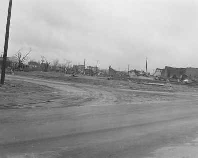 April 9, 1947 Tornado Damage Photo