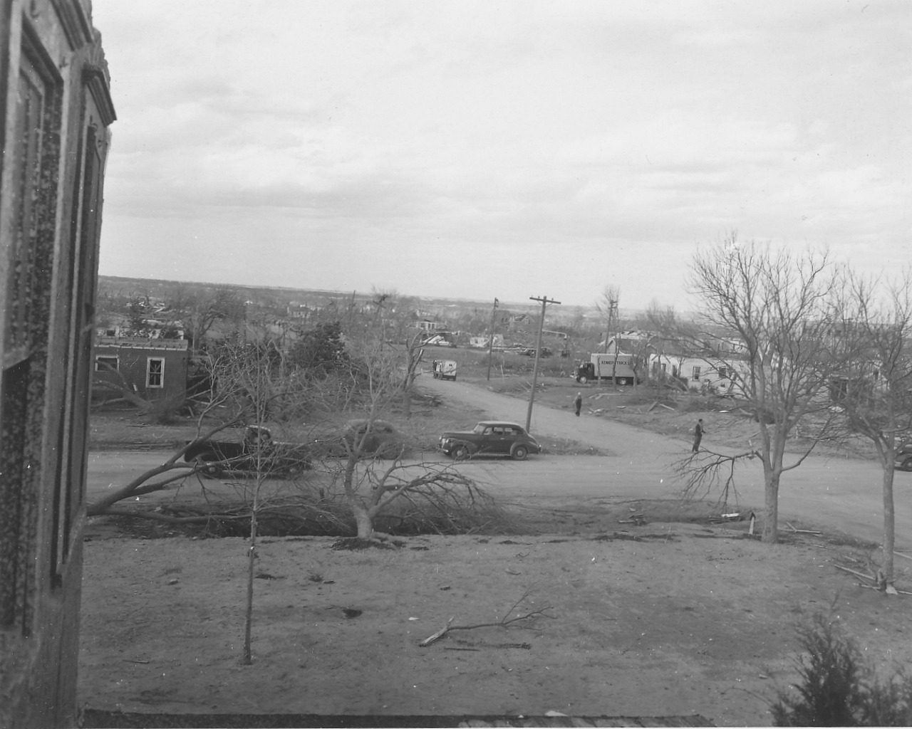 April 9, 1947 Tornado Damage Photo