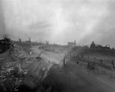 April 9, 1947 Tornado Damage Photo