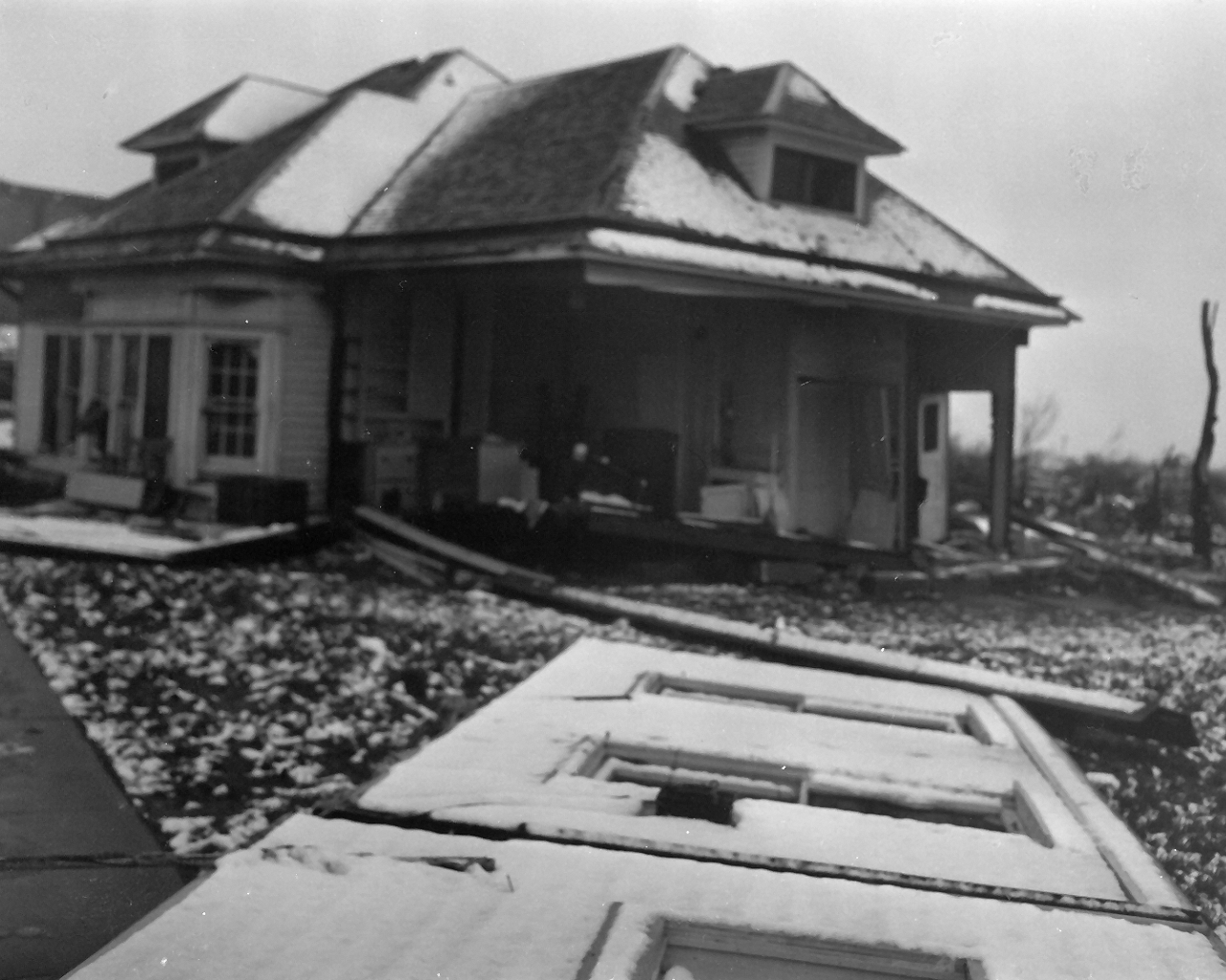 April 9, 1947 Tornado Damage Photo