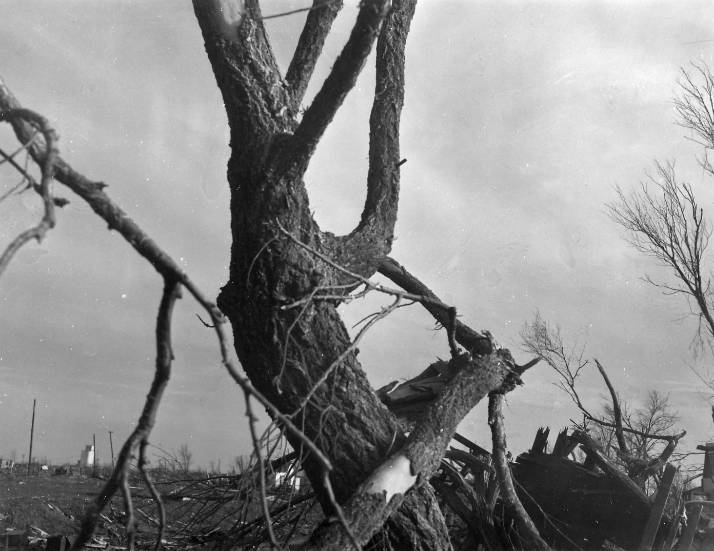 April 9, 1947 Tornado Damage Photo