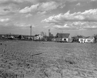April 9, 1947 Tornado Damage Photo
