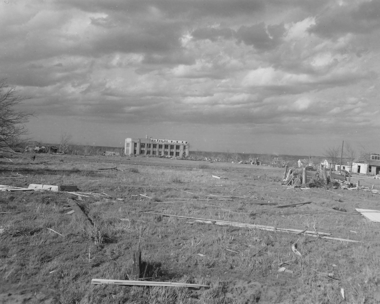 April 9, 1947 Tornado Damage Photo