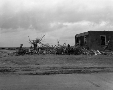 April 9, 1947 Tornado Damage Photo