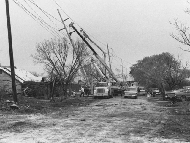 10 April 1979 Lawton, Oklahoma Tornado Damage Photos