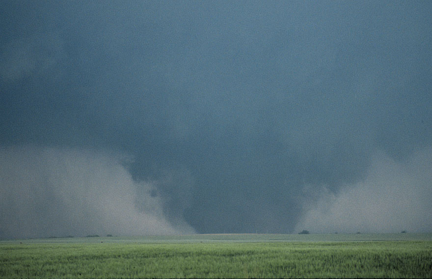 Photo of the April 26, 1991 Red Rock Tornado is courtesy of Gene Moore