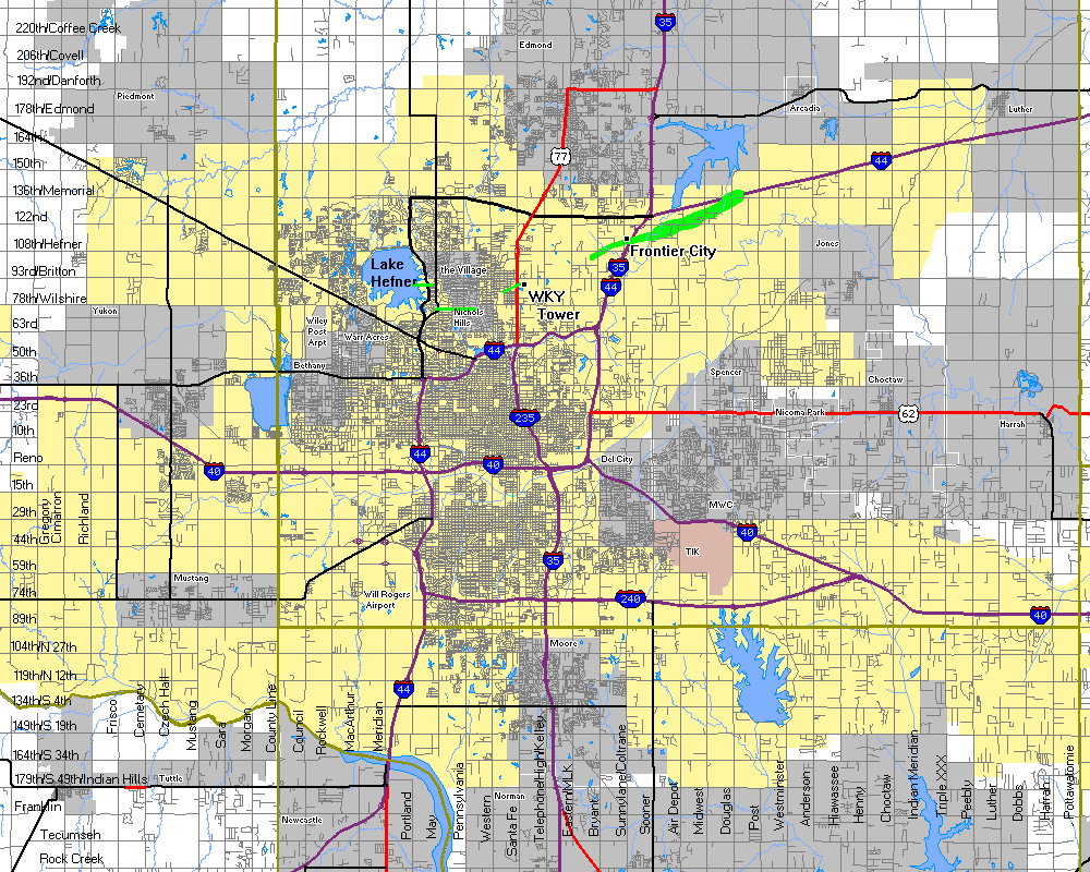 Map Of Zip Codes In Oklahoma : Moore, Oklahoma (OK) ~ population data