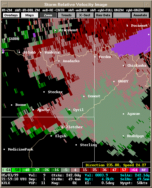 KTLX Radar Image