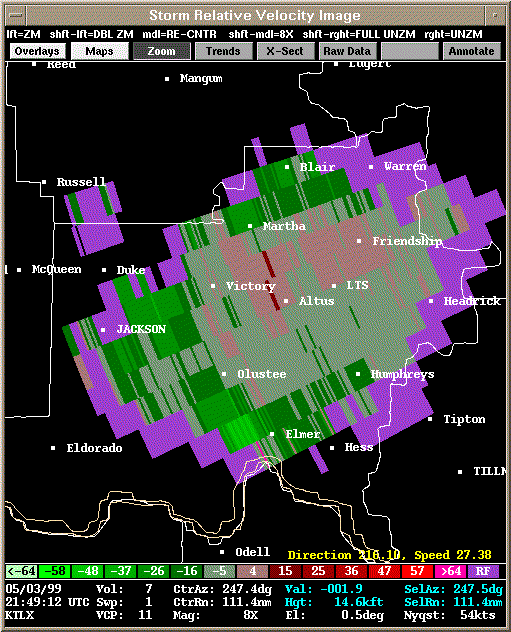 KTLX Radar Image