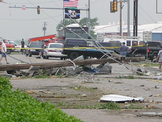 May 9, 2003 tornado damage photo