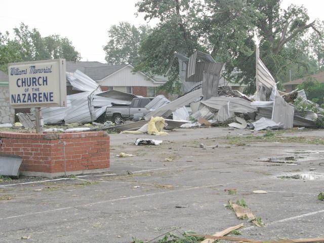 May 9, 2003 tornado damage photo