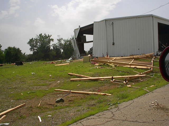 May 9, 2003 tornado damage photo