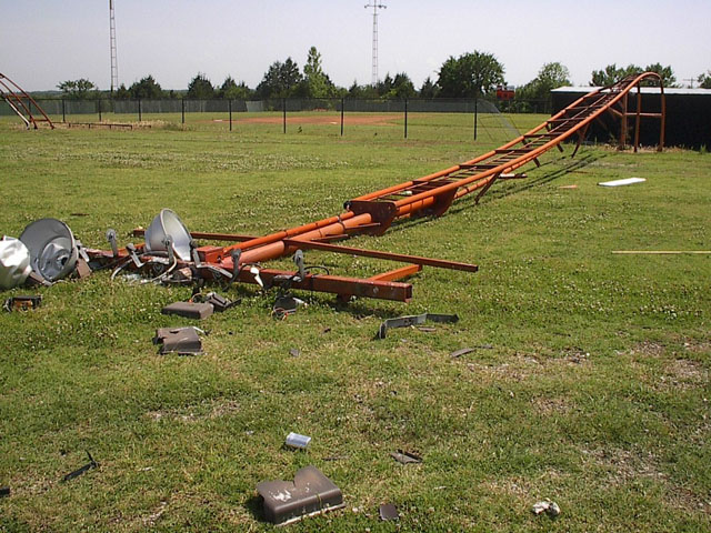 May 9, 2003 tornado damage photo