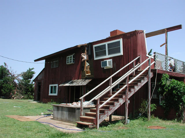 May 9, 2003 tornado damage photo