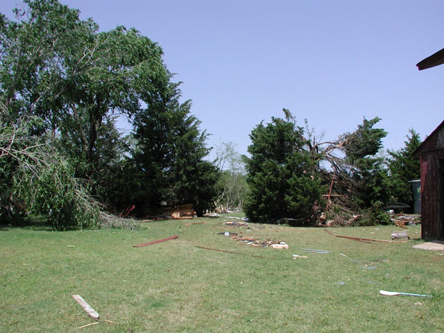 May 9, 2003 tornado damage photo