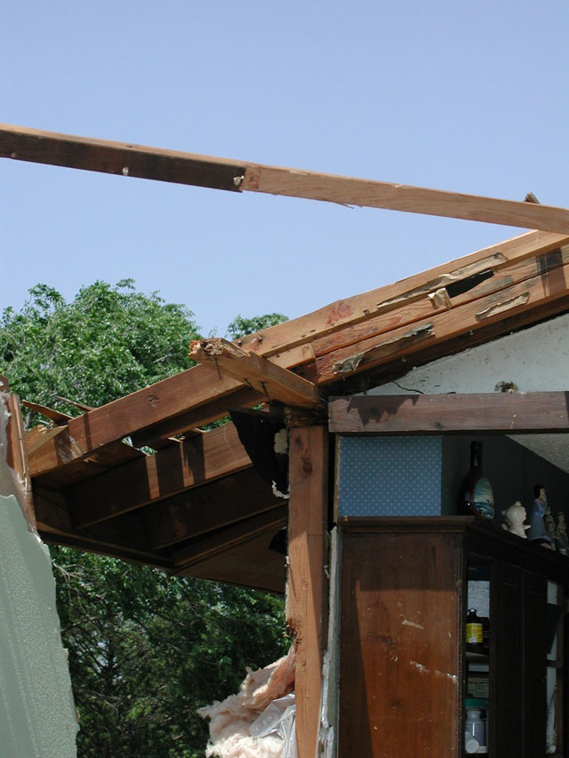 May 9, 2003 tornado damage photo