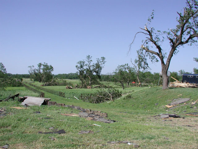 May 9, 2003 tornado damage photo