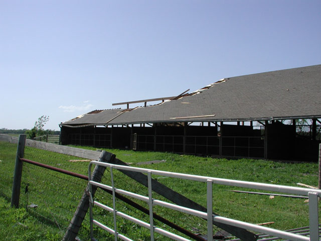 May 9, 2003 tornado damage photo