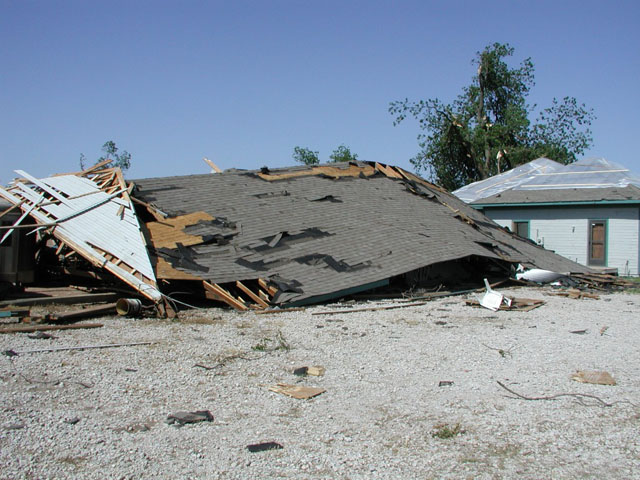 May 9, 2003 tornado damage photo