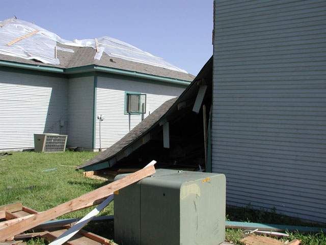 May 9, 2003 tornado damage photo