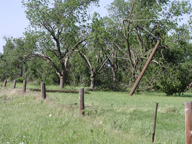 May 9, 2003 tornado damage photo