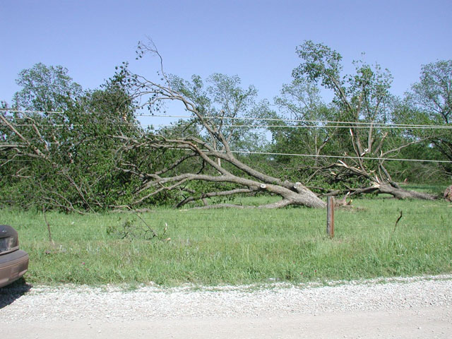 May 9, 2003 tornado damage photo