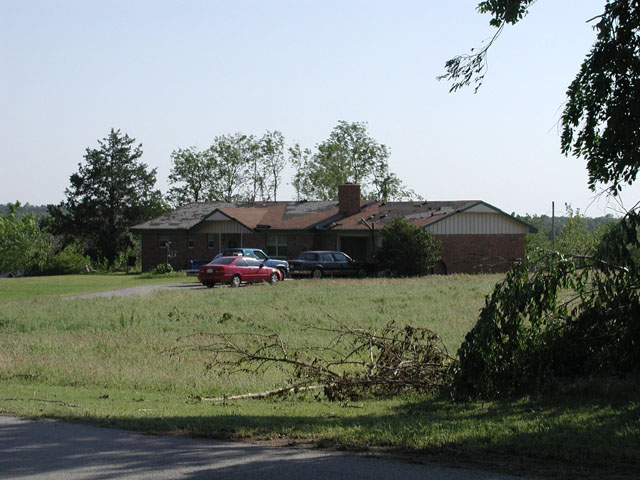 May 9, 2003 tornado damage photo